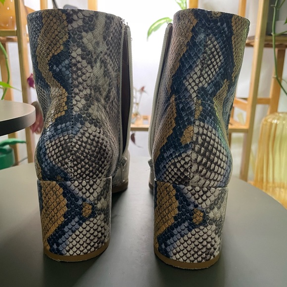 Steve Madden Snakeskin Booties - Picture 4 of 4